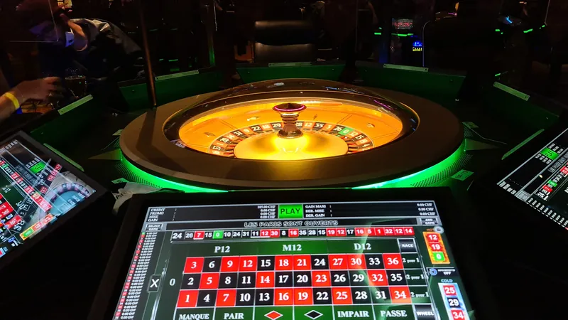 Elektronisches Roulette im Casino Locarno