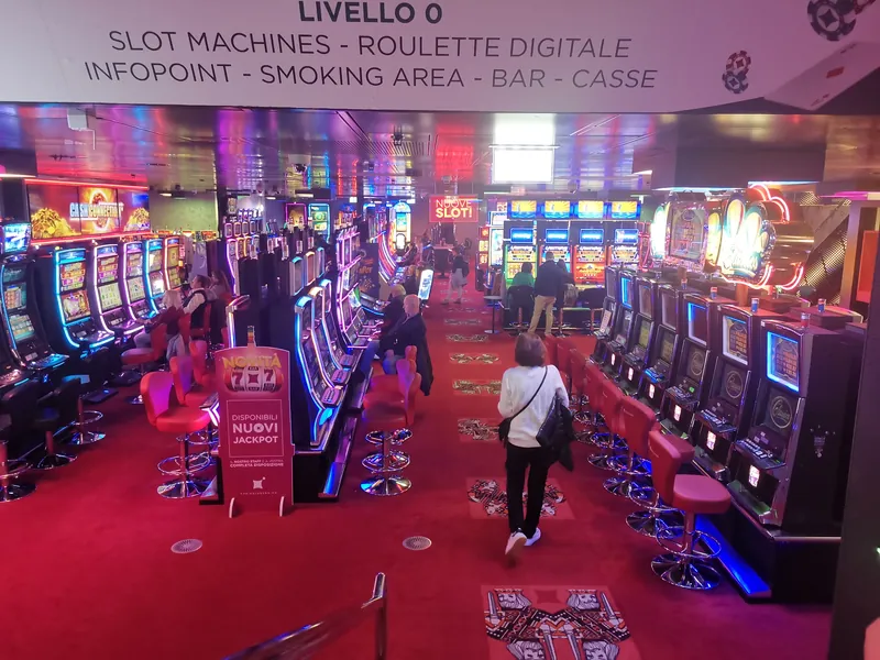 Spielautomaten im Casinò Lugano